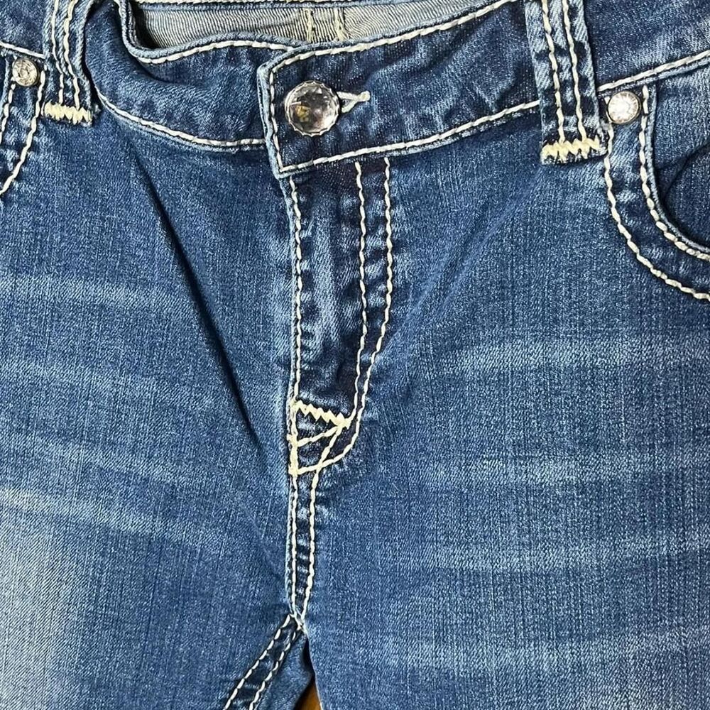 Iron Horse Women's Blue and Navy Jeans - Picture 5 of 7